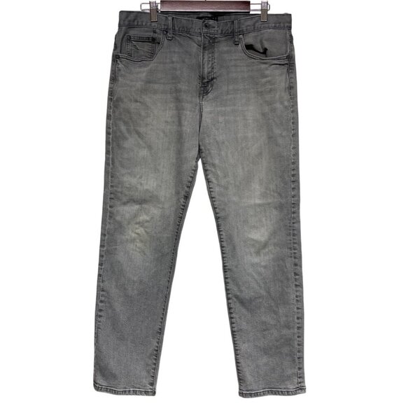 Lucky Brand Men's 221 Original Straight Grey Denim Blue Jeans Size 36 - Picture 1 of 10